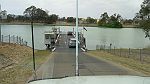 02-Taking the free ferry ride across the Murray River at Waikerie in SA
